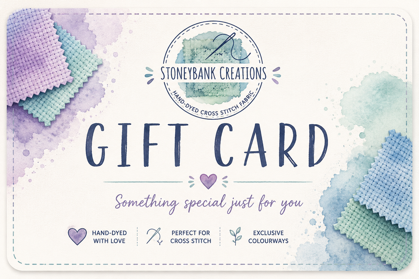 Stoneybank Creations Stitchy Gift Card