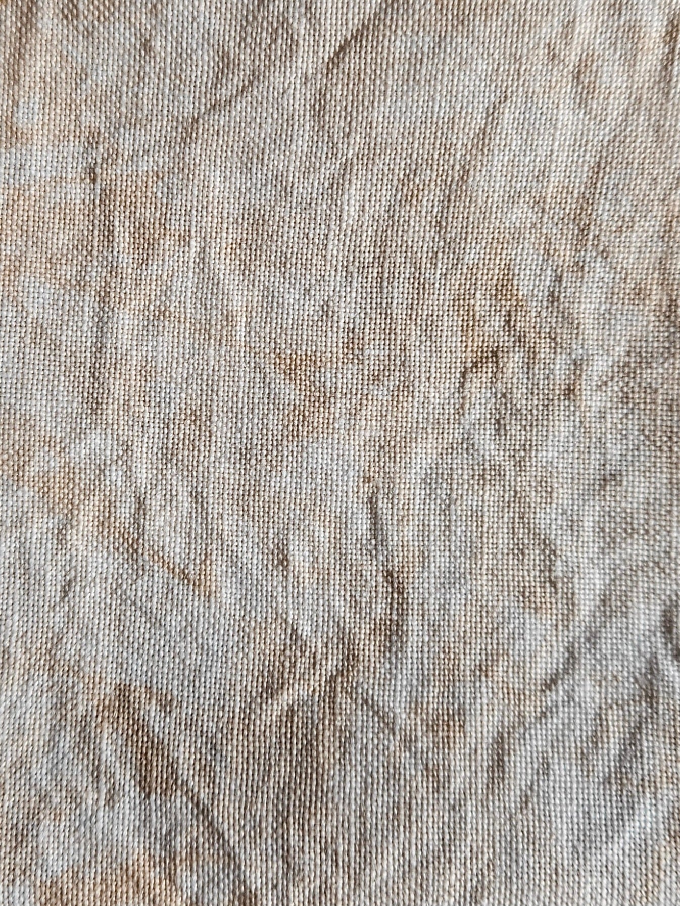 Aged Parchment - Hand-dyed Cross Stitch Fabric