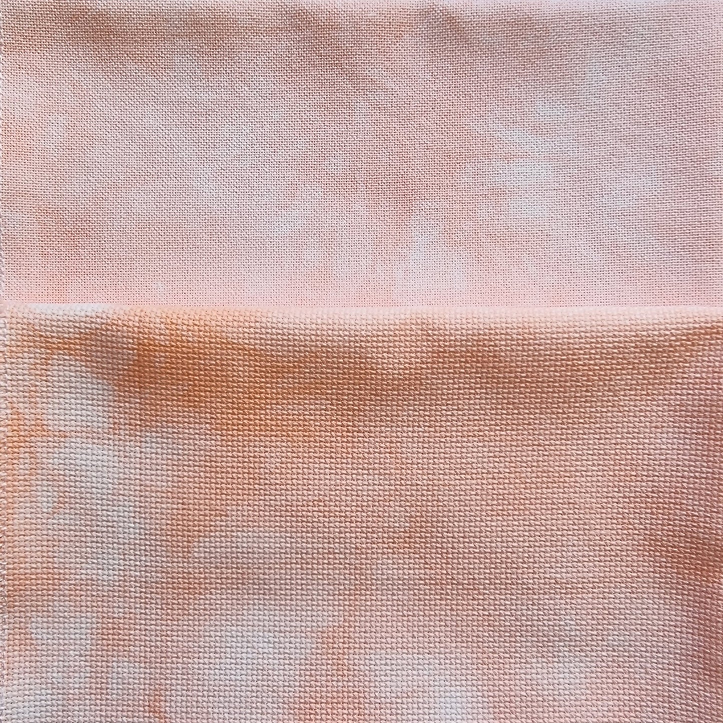 Peaches & Cream - Hand-Dyed Zweigart Cross Stitch Fabric