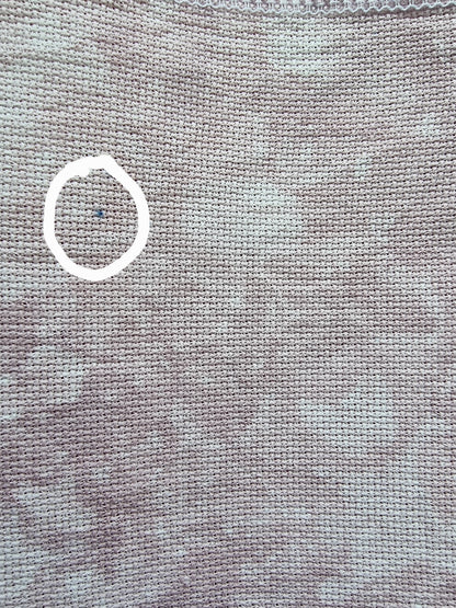 Manor Mist 18ct Aida - Hand-Dyed Zweigart Cross Stitch Fabric 501