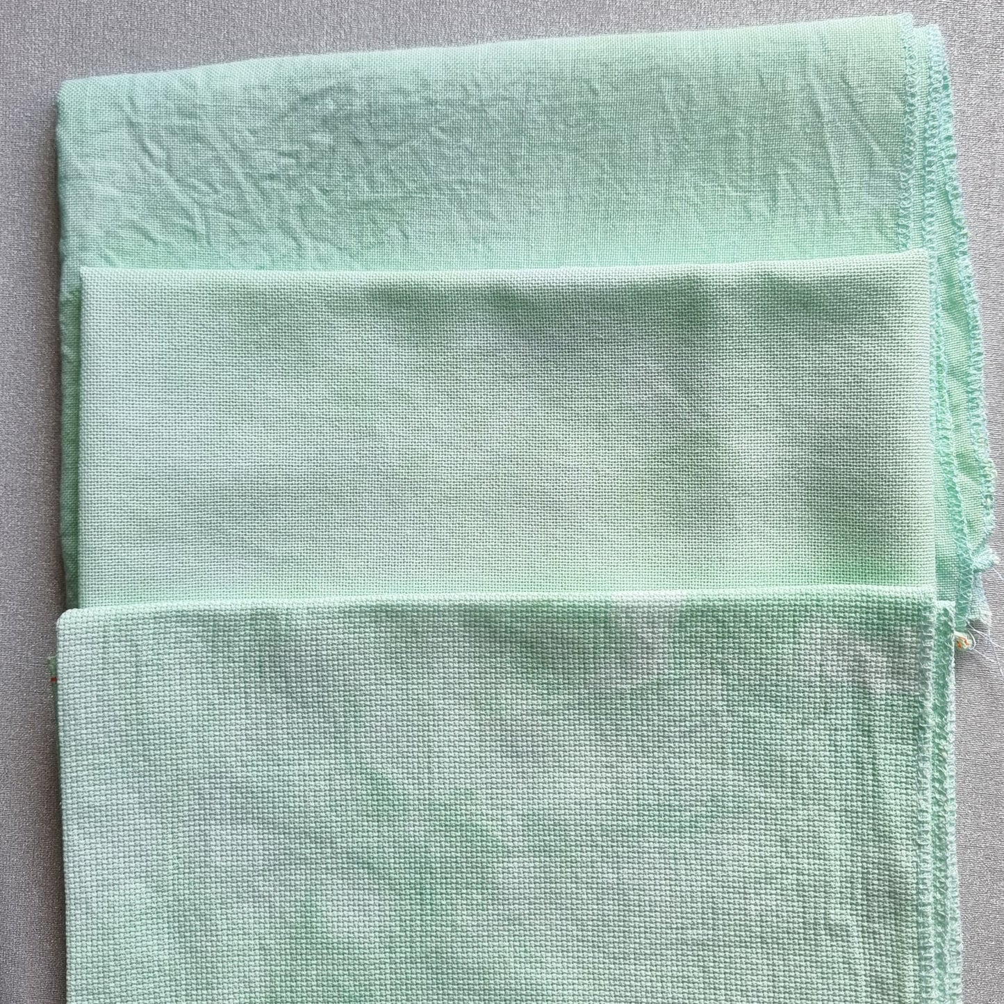 Mint Whisper - Hand-Dyed Zweigart Cross Stitch Fabric